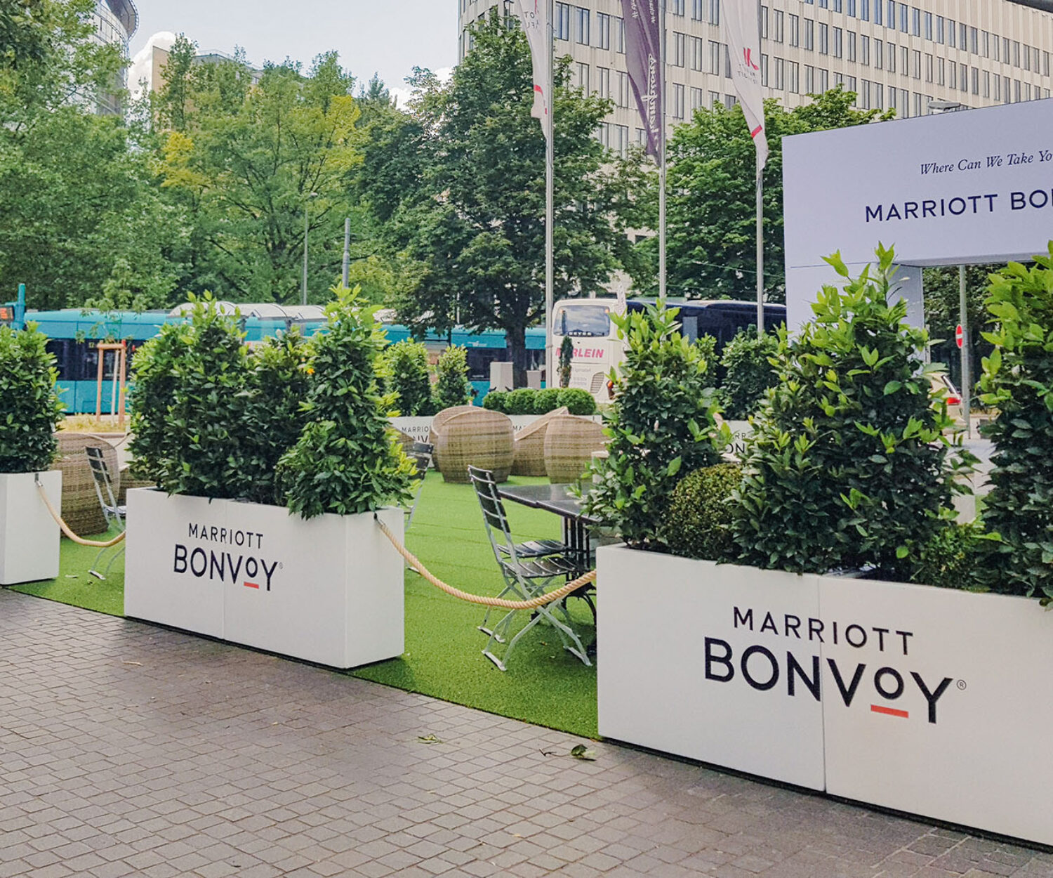 Marriot Bonvoy Summerlounge in Frankfurt Header