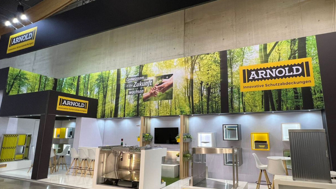 Messestand für Arno Arnold auf der AMB in Stuttgart. Header