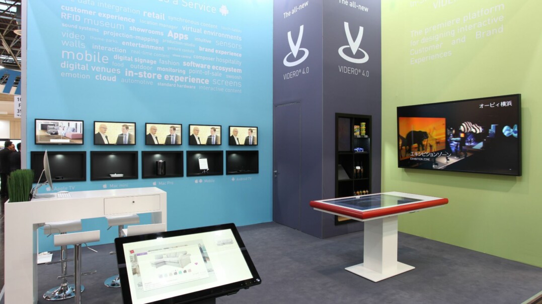 Messebau Düsseldorf - Messestand VIDERO - Messebau bee GmbH