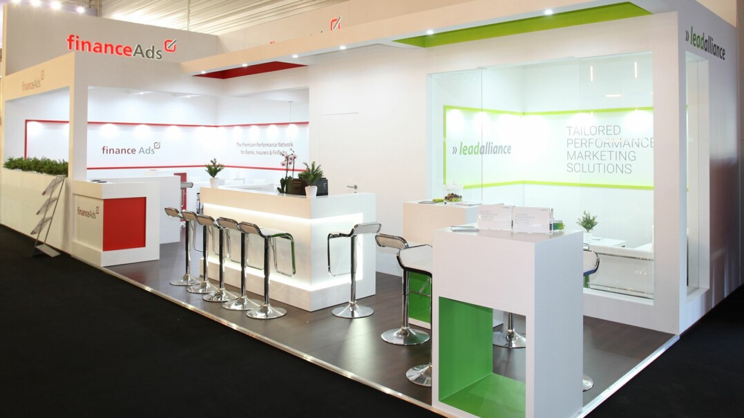 Messebau Köln - Messe Demexco - Koelnmesse - Messestand leadalliance - Messebauer bee GmbH