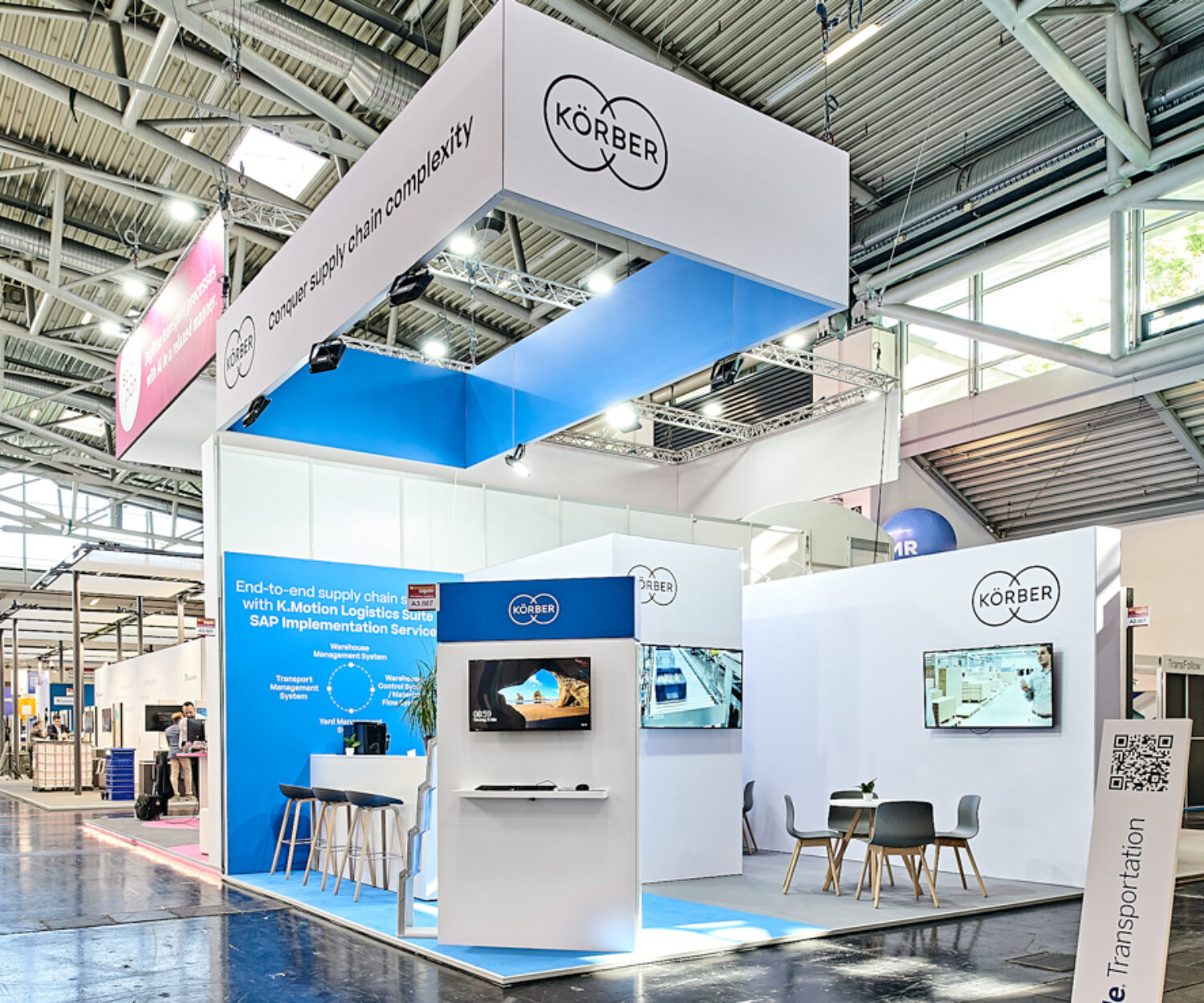 Messestand von Körber auf der transport logistic in München 2