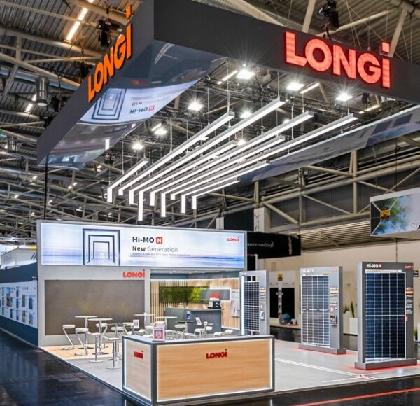 Messebau München - Messe Intersolar Europe - Messestand LONGi