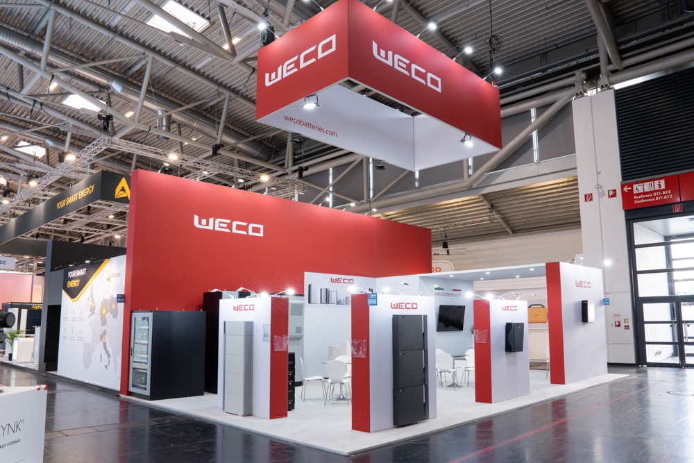 Messebau München - Neu Messestand WECO - Messebauer bee GmbH