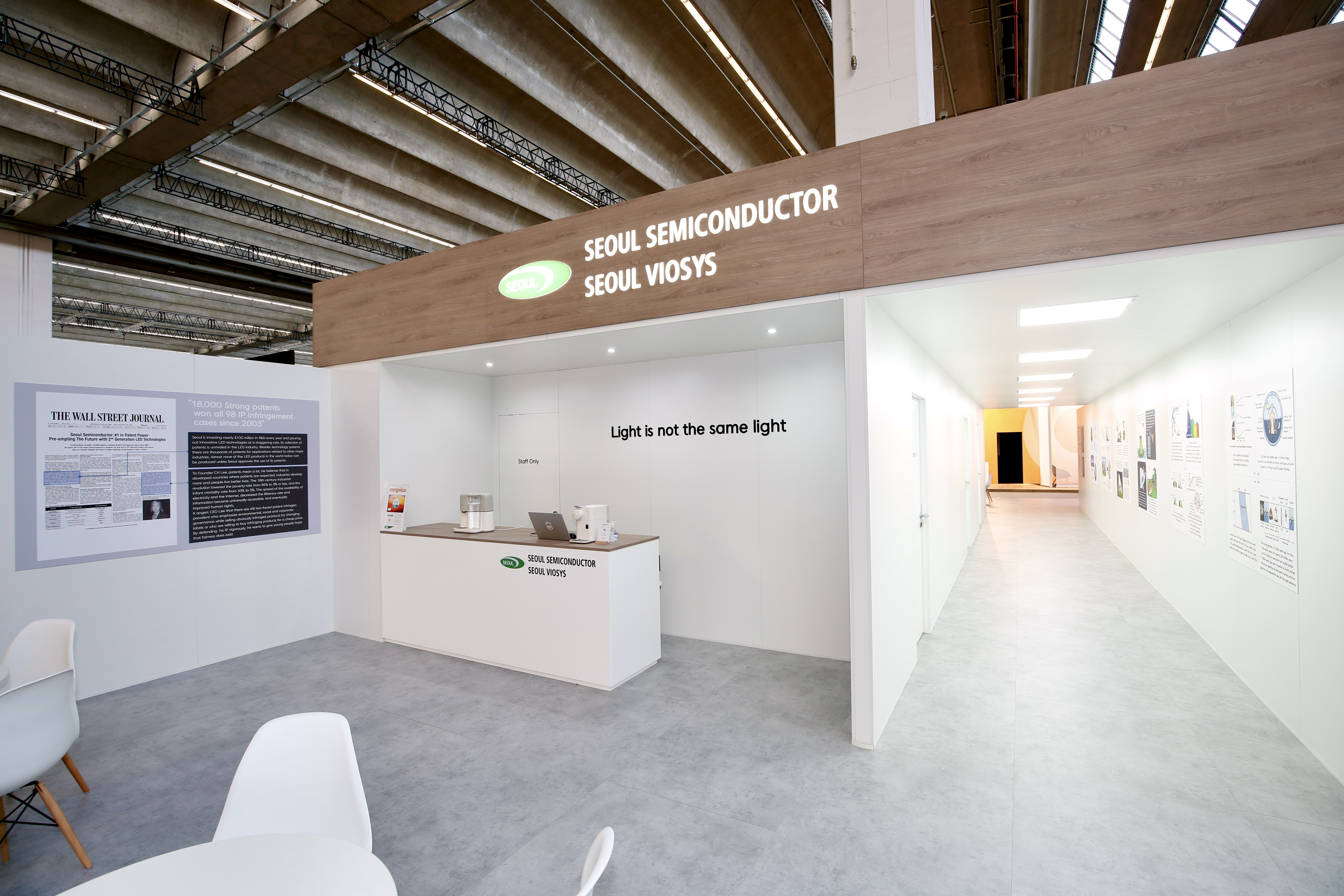 Messestand von Seoul Semiconductor auf der Light+Building 3