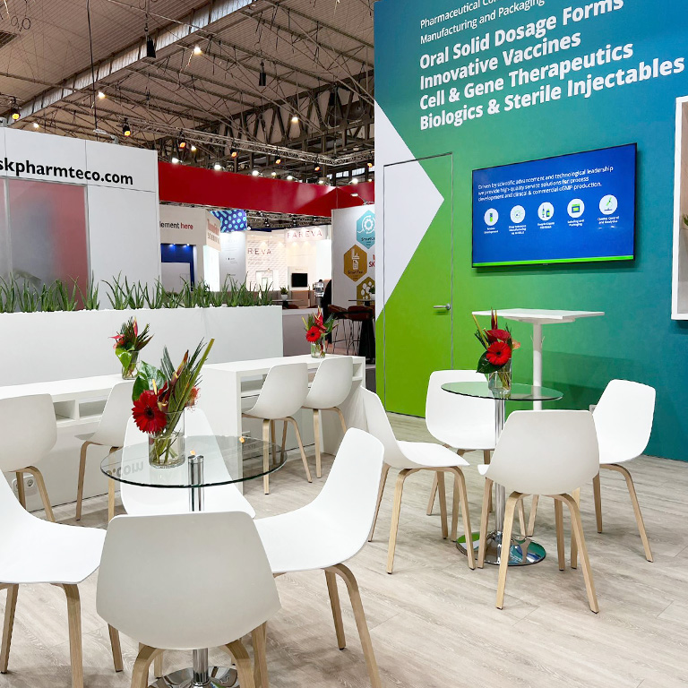 Messebauer bee GmbH - Messe CPHI - Messestand IDT Biologika 07