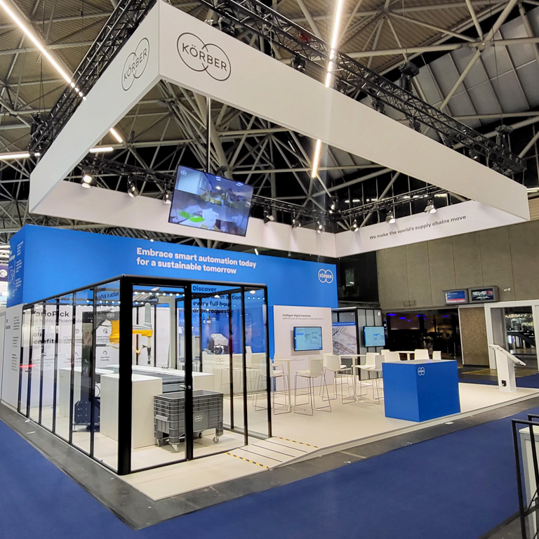 Messebauer bee GmbH - Messe Parcel+Post Expo - Messestand Körber 03