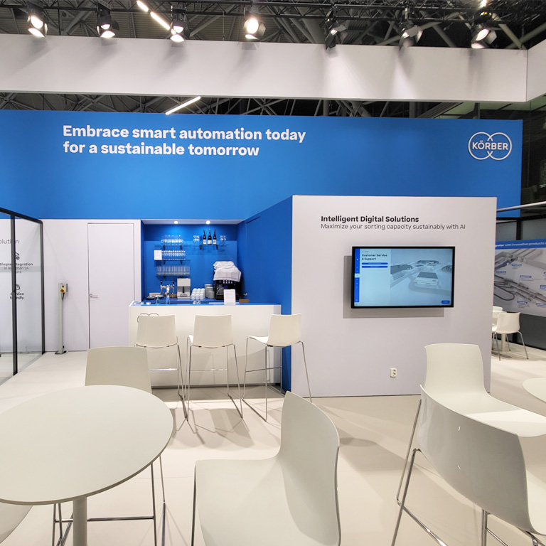 Messebauer bee GmbH - Messe Parcel+Post Expo - Messestand Körber 06