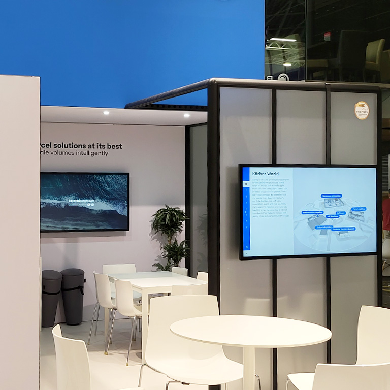 Messebauer bee GmbH - Messe Parcel+Post Expo - Messestand Körber 07