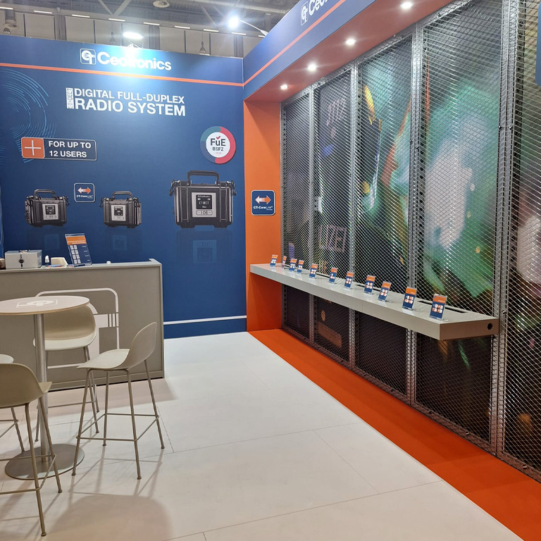 Messebauer bee GmbH - Messe PMR Expo - Messestand CeoTronics 05