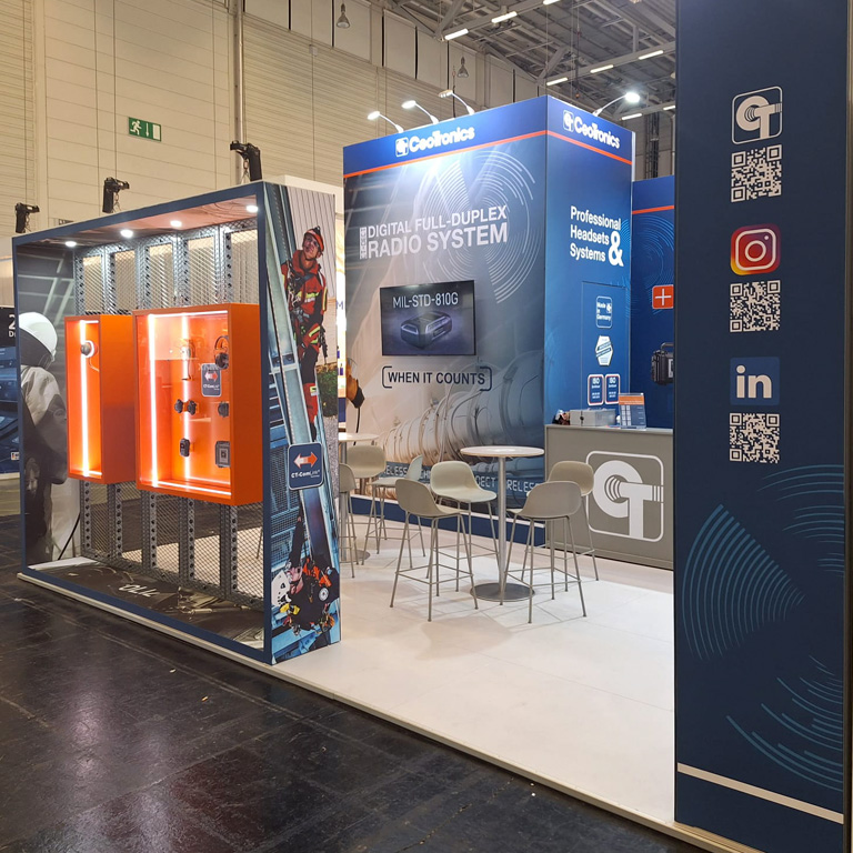 Messebauer bee GmbH - Messe PMR Expo - Messestand CeoTronics 04