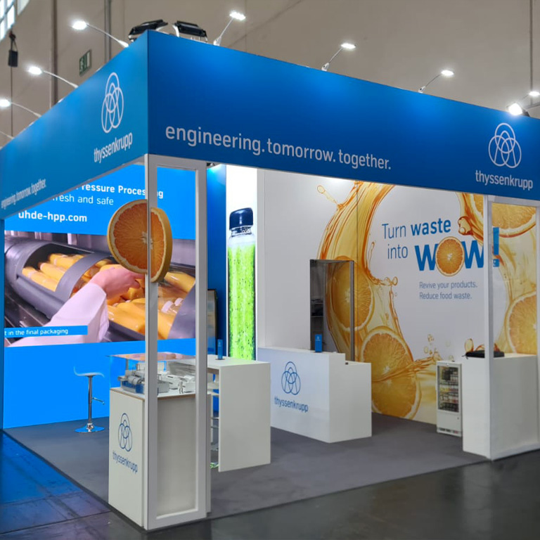 Messebauer bee GmbH - Messe Anuga FoodTec - Kunde thyssenkrupp 02