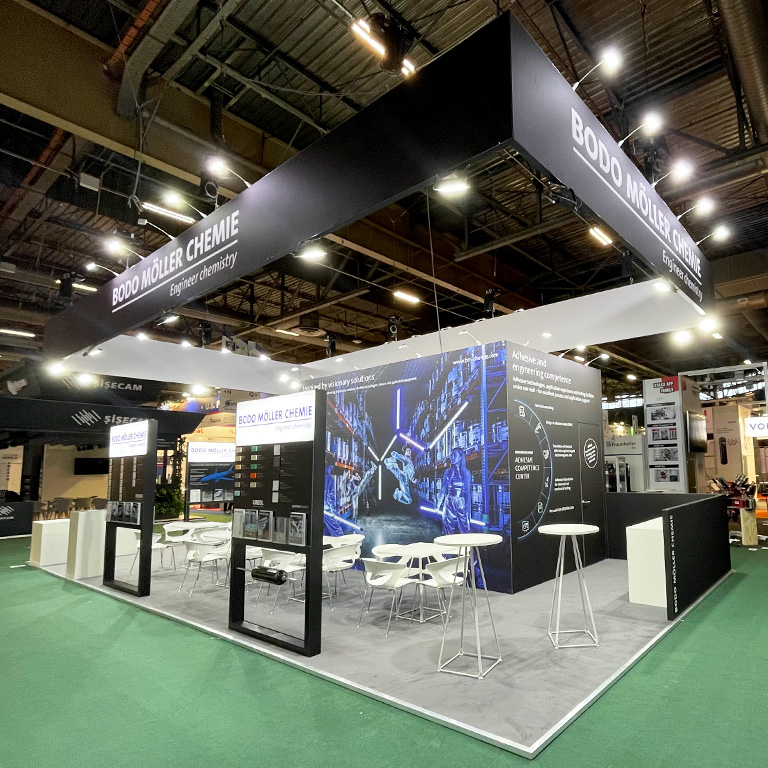 Messebauer bee GmbH - Messe JECWorld - Kunde Bodo Möller Chemie 03