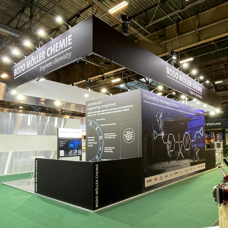 Messebauer bee GmbH - Messe JECWorld - Kunde Bodo Möller Chemie 04