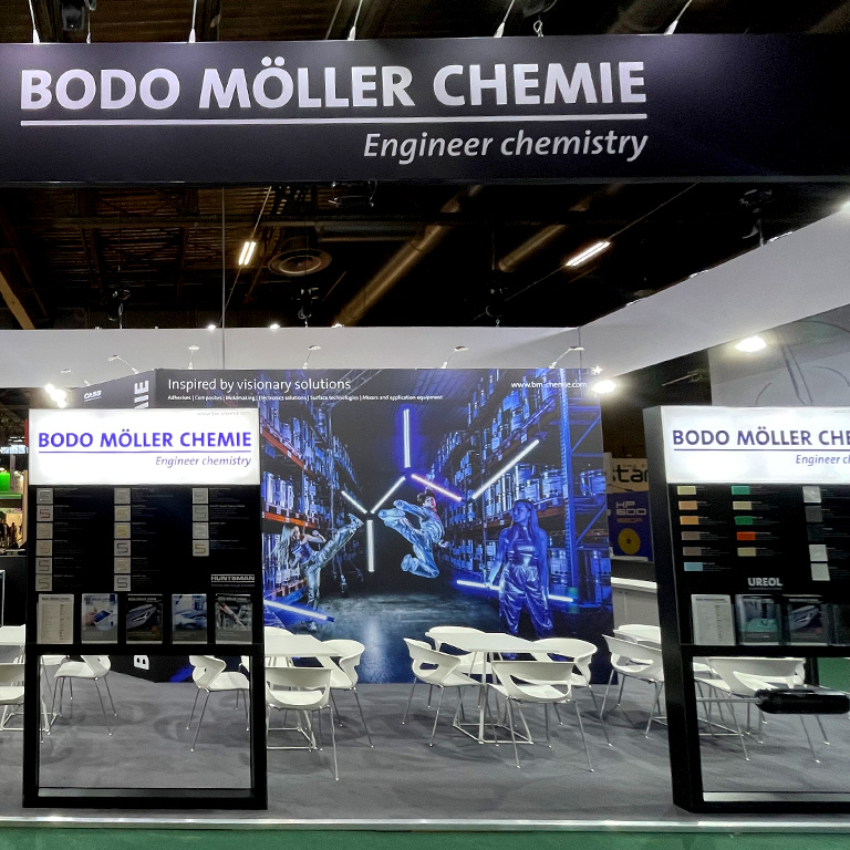 Messebauer bee GmbH - Messe JECWorld - Kunde Bodo Möller Chemie 05