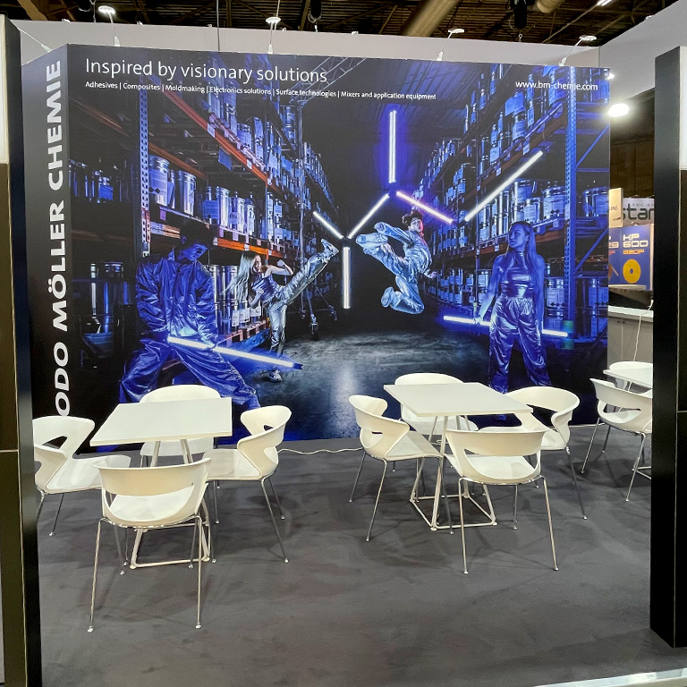 Messebauer bee GmbH - Messe JECWorld - Kunde Bodo Möller Chemie 06