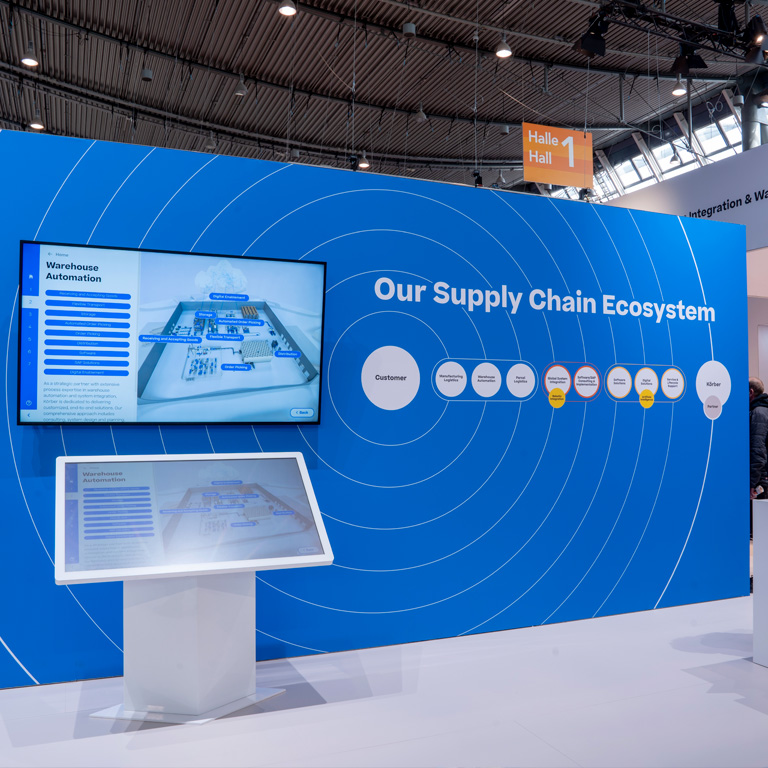 Messebauer bee GmbH - Messe LogiMAT - Kunde Körber Supply Chain Automation 02