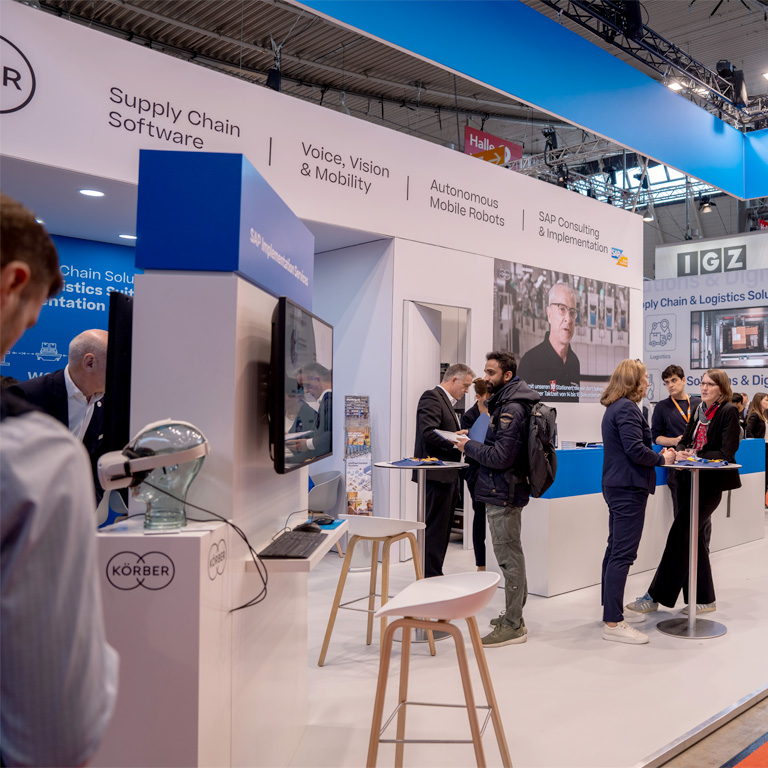 Messebauer bee GmbH - Messe LogiMAT - Kunde Körber Supply Chain Consulting 02
