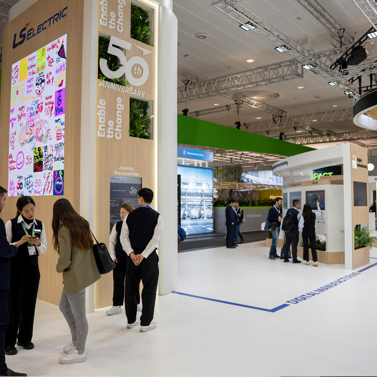 Messebauer bee GmbH - Messe HMI - Kunde LS ELECTRIC 12