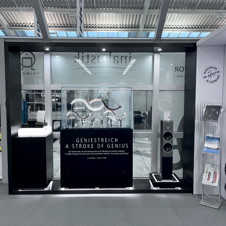 Messebauer bee GmbH - Messe HIGH END - Kunde in-akustik 05