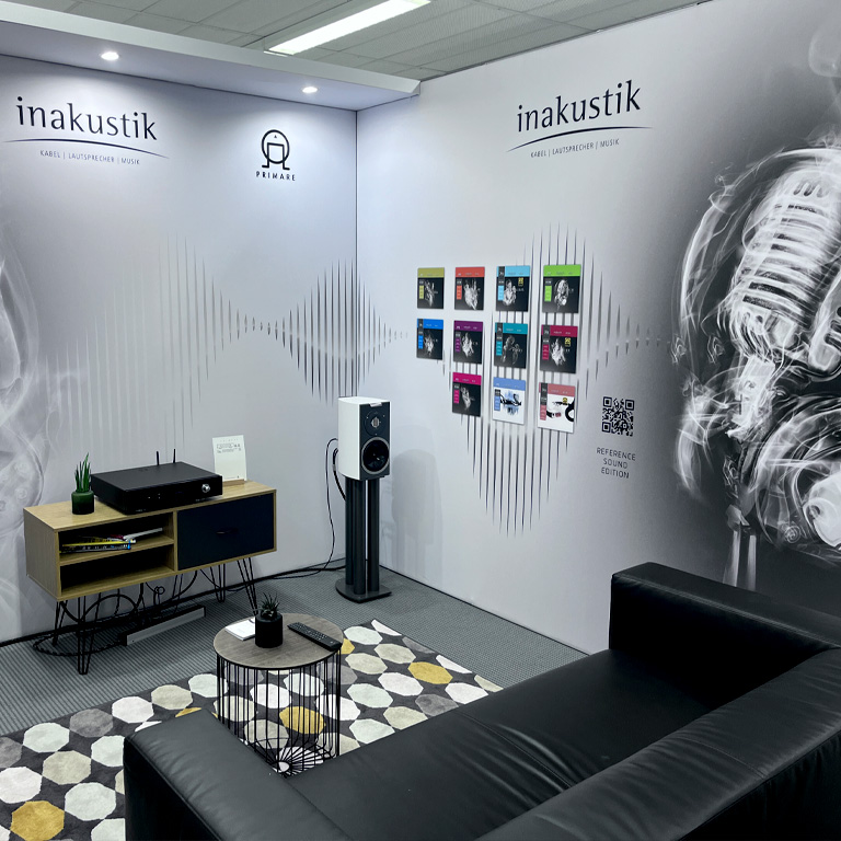 Messebauer bee GmbH - Messe HIGH END - Kunde in-akustik 09