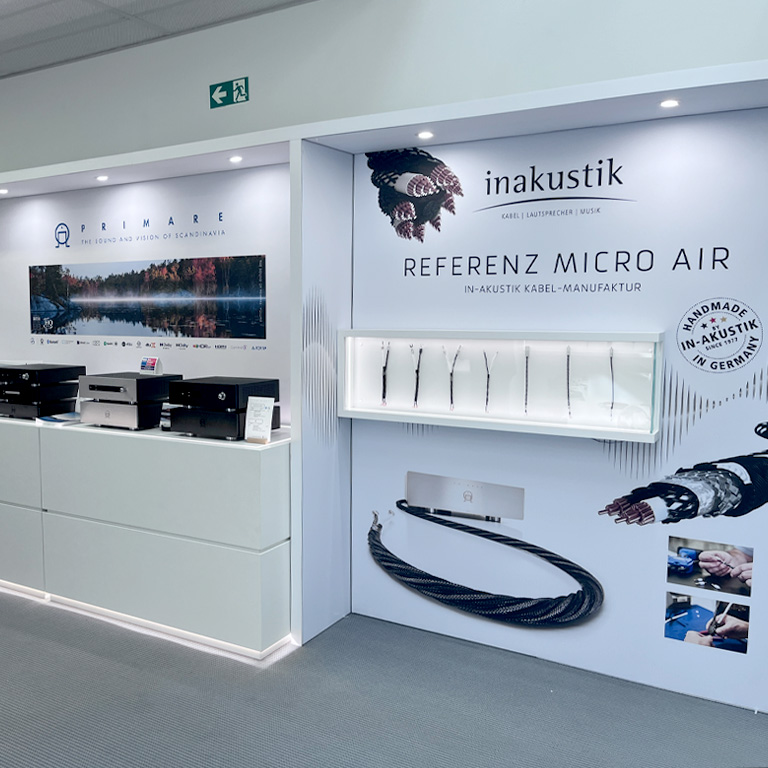 Messebauer bee GmbH - Messe HIGH END - Kunde in-akustik 13