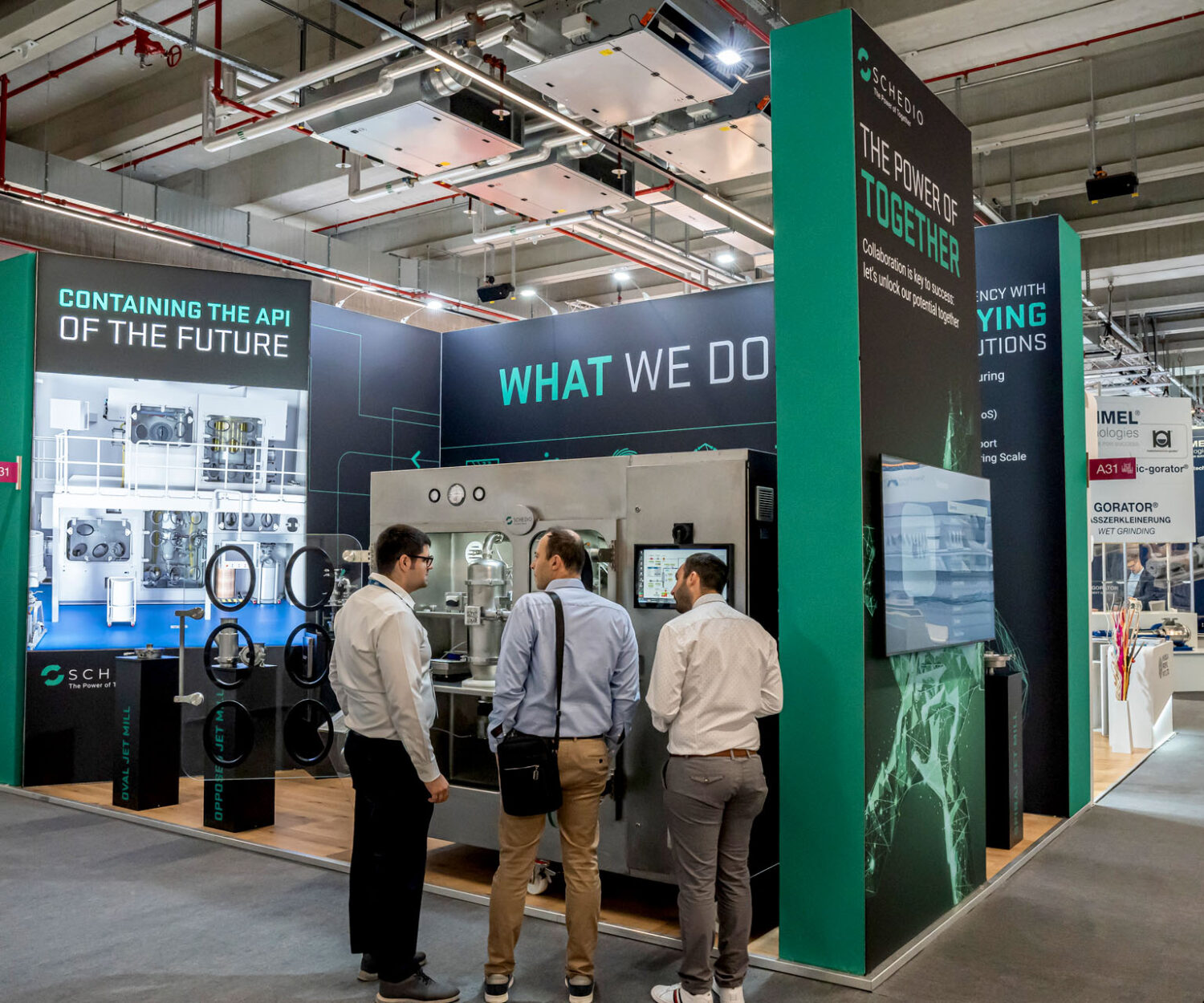 Messebauer bee GmbH - Achema - Kunde Schedio 01