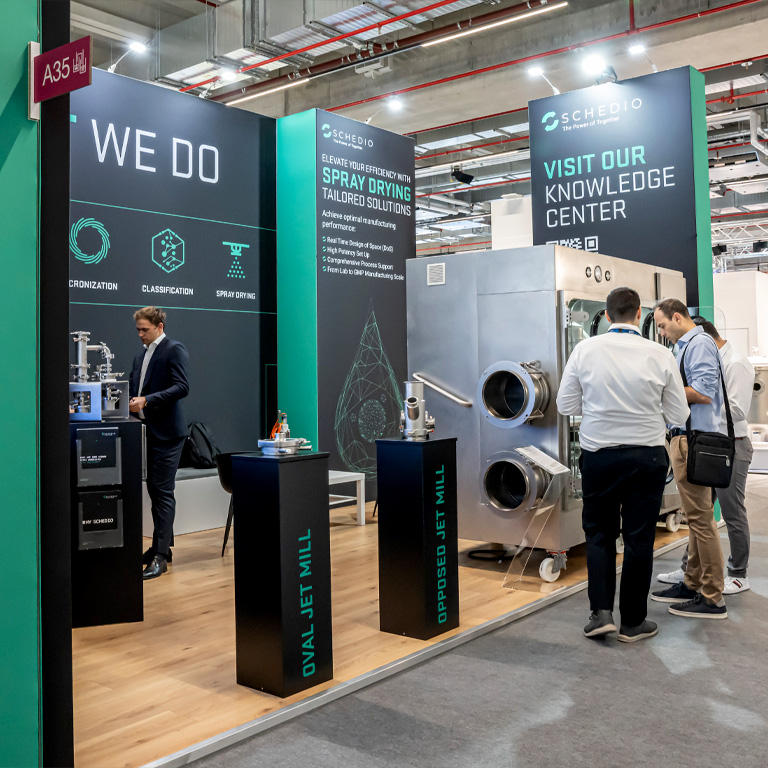 Messebauer bee GmbH - Achema - Kunde Schedio 02