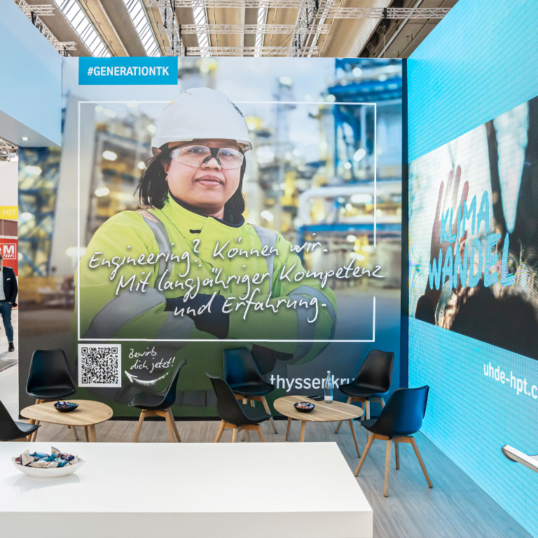 Messebauer bee GmbH - Achema - Kunde thyssenkrupp 04