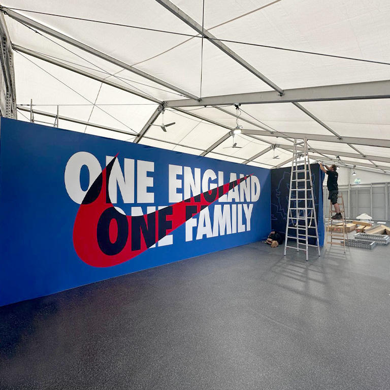 Messebauer bee GmbH - UEFA Trainingslager - Nationalmannschaft England 04