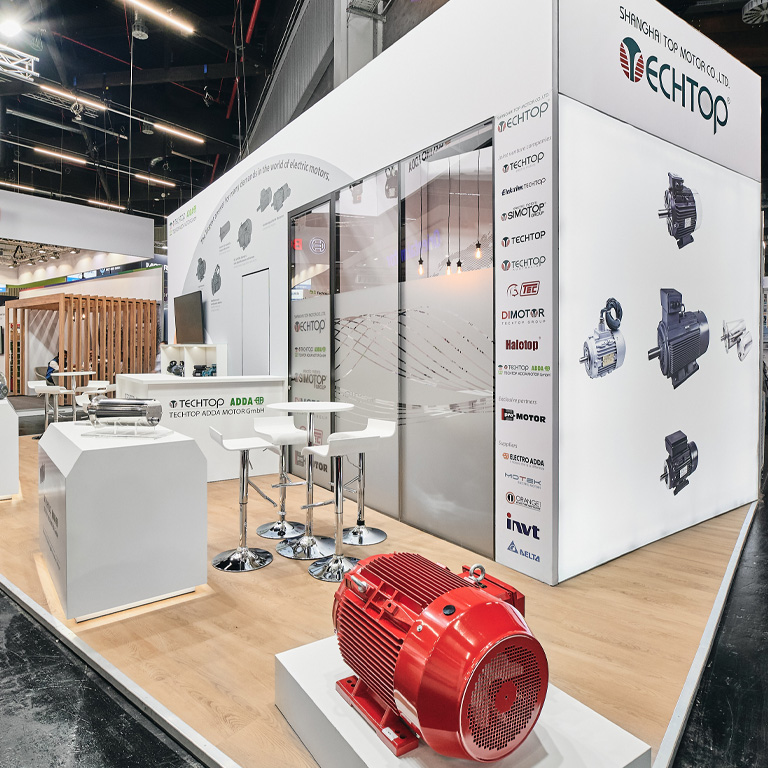 Messebauer bee GmbH - Messe SPS - Kunde Techtop Adda Motor 09