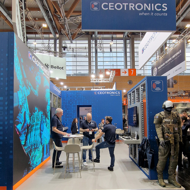 Messebau Frankfurt - Messe Enforce Tac - Kunde CEOTRONICS Messestand 07