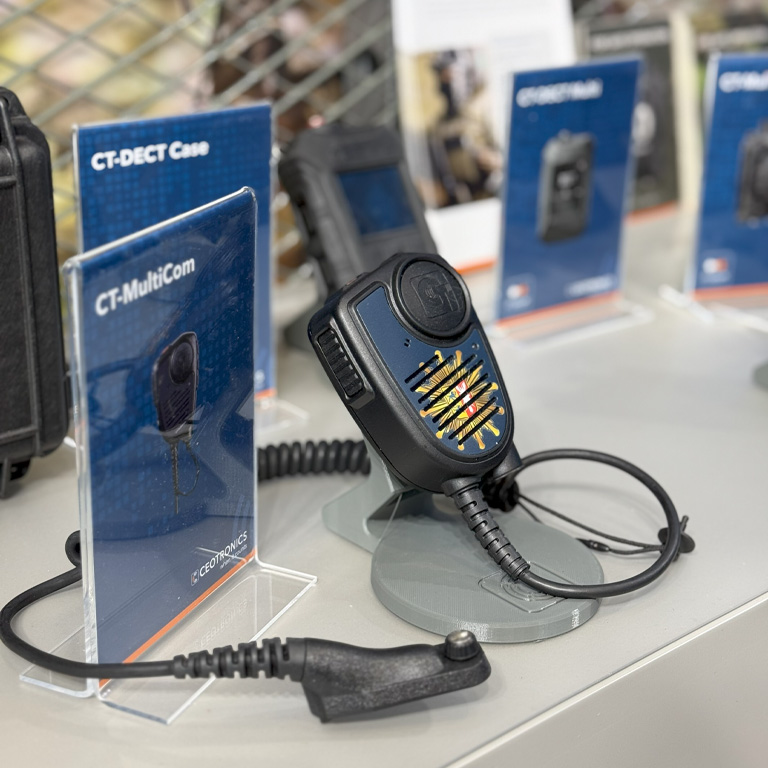 Messebau Frankfurt - Messe Enforce Tac - Kunde CEOTRONICS Messestand 11