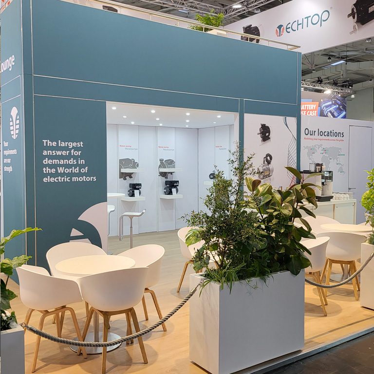 bee Messebau Frankfurt - Hannover Messe - Messestand Techtop Adda Motor 04