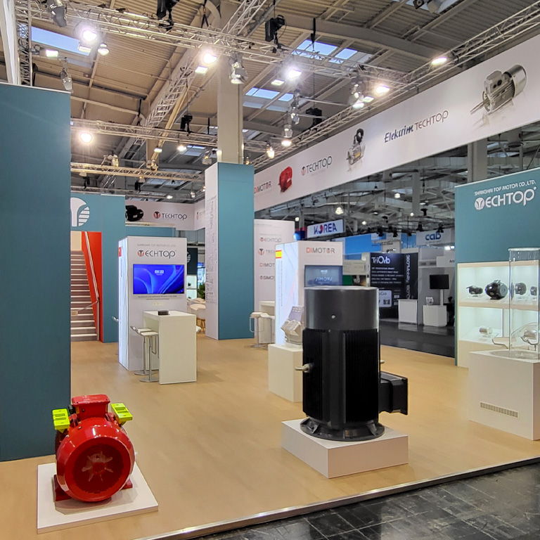 bee Messebau Frankfurt - Hannover Messe - Messestand Techtop Adda Motor 06