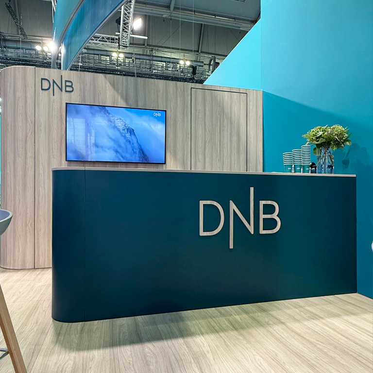 bee Messebau Frankfurt - Messe Sibos - Messestand DNB 03