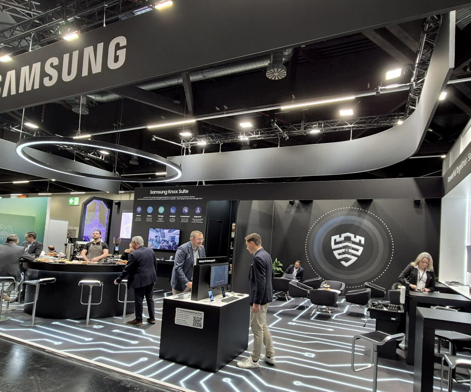 bee Messebau Frankfurt - Messe it-sa - Messestand Samsung 01